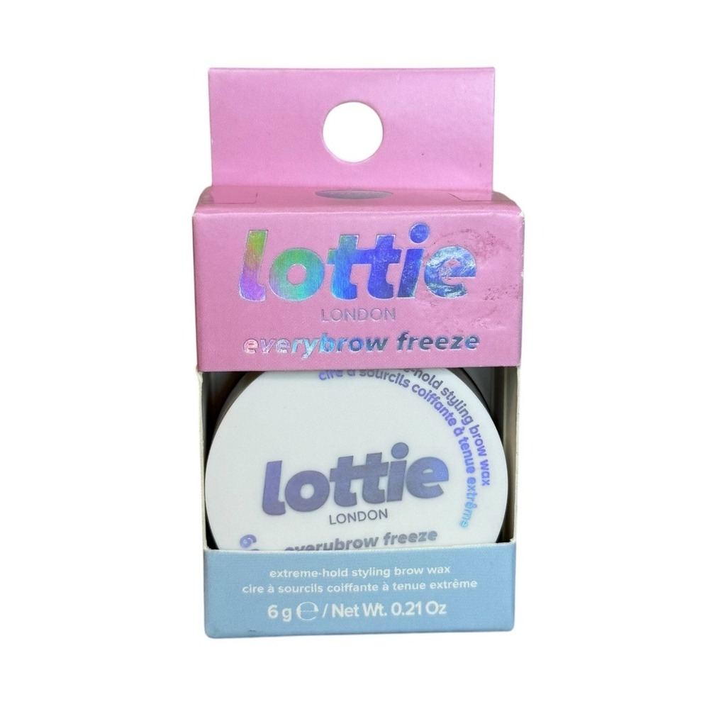 Lottie London Everybrow Freeze Brow Enhancer,Clear,Extreme-Hold Styling Brow Wax